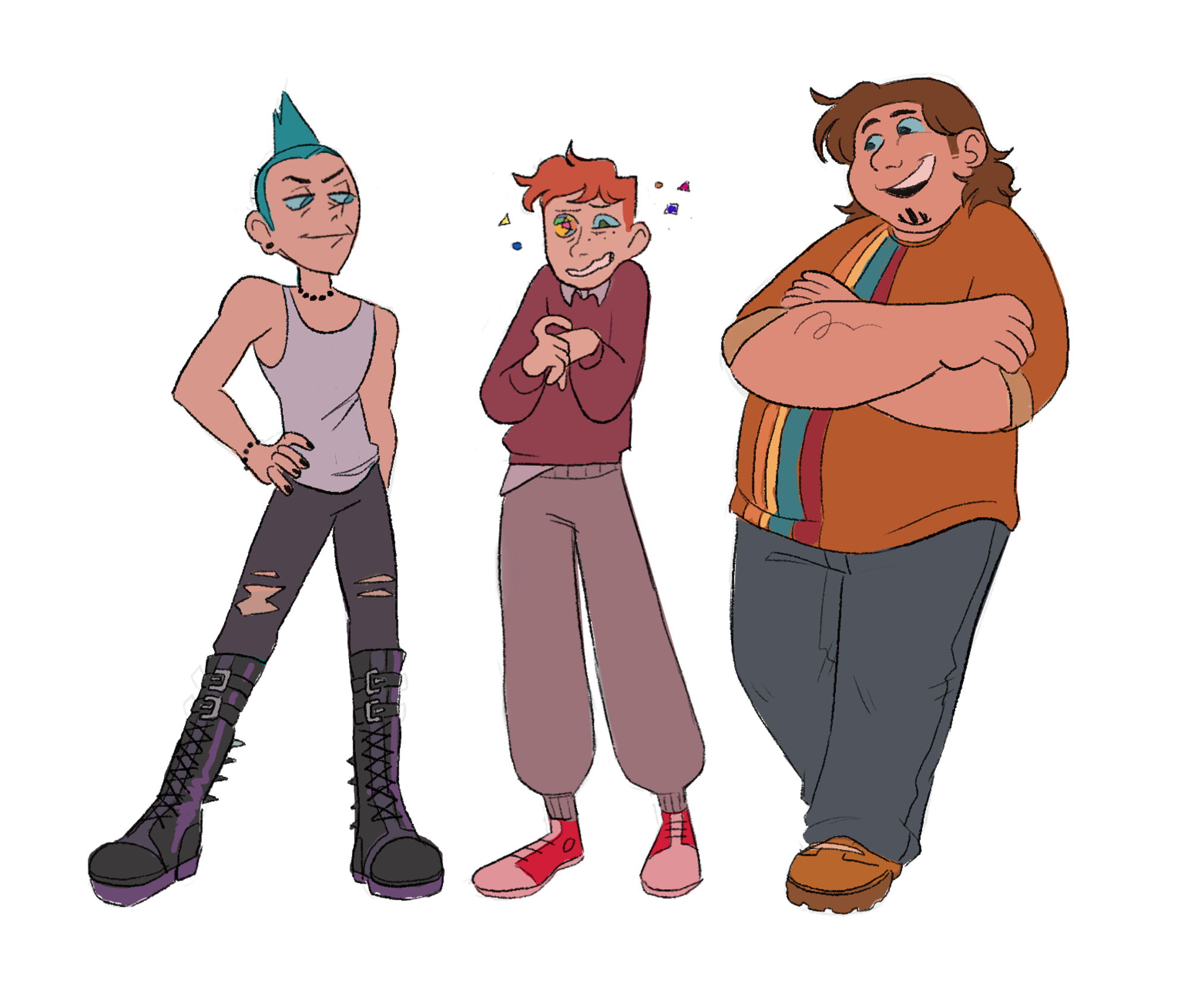 BurnOut Brotherhood original story board