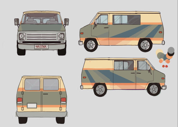 BurnOut Brotherhood original story board